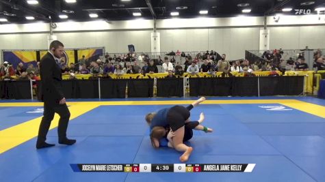 Angela Jane Kelly vs Jocelyn Marie Letscher 2024 World IBJJF Jiu-Jitsu No-Gi Championship