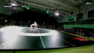 215 lbs Finals (2 Team) - Tyree Bates, Southlake Carroll vs Noah Damron, Keller Timber Creek