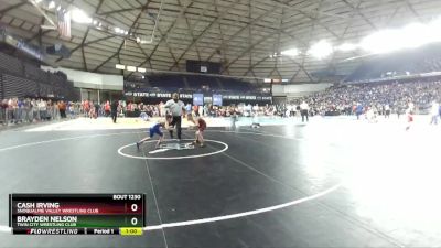 84 lbs Cons. Round 2 - Brayden Nelson, Twin City Wrestling Club vs Cash Irving, Snoqualmie Valley Wrestling Club