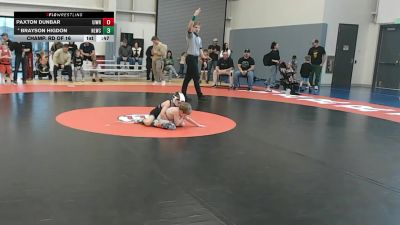 53 lbs Champ. Rd Of 16 - PAXTON DUNBAR, Uintah Wrestling vs Brayson Higdon, No Limits Wrestling Club