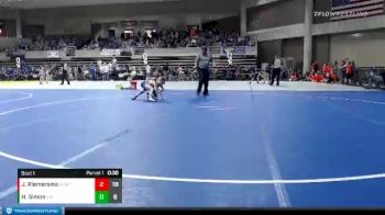 70 lbs Semis (4 Team) - Henry Simon, Kasson-Mantorville vs Jace Riemersma, Worthington