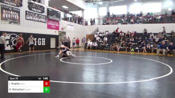 172 lbs Quarterfinal - Isaiah Angley, Eastern Lebanon County vs Robby Rhinehart, Camp Hill