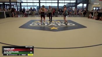 J-4 lbs Quarterfinal - Mckena Kirk, Hammerin Hawks vs Olive McWilliams, Williamsburg