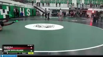 132 lbs Champ. Round 2 - Hunter Smith-velarde, Lander vs Kaleb Fila, Star Valley