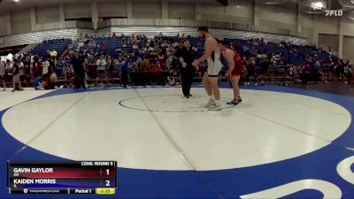 215 lbs Cons. Round 5 - Gavin Gaylor, OH vs Kaiden Morris, IL