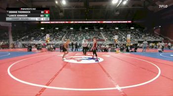 4A-138 lbs Champ. Round 1 - Dennis Thornock, Riverton vs Lance Johnson, Natrona County