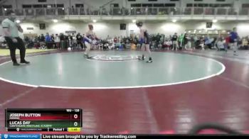 126 lbs Champ. Round 1 - Lucas Day, Contenders Wrestling Academy vs Joseph Button, Indiana