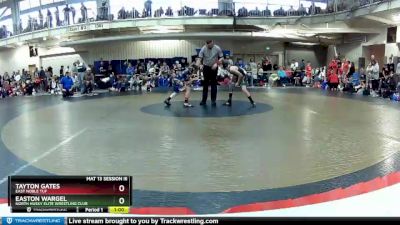 86 lbs Champ. Round 1 - Easton Wargel, North Husky Elite Wrestling Club vs Tayton Gates, East Noble TUF