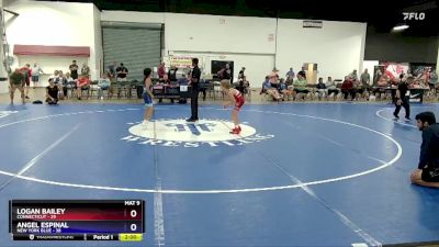 77 lbs Round 3 (8 Team) - Logan Bailey, Connecticut vs Angel Espinal, New York Blue