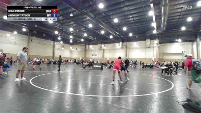 138 lbs Quarterfinal - Jean Pierre, Lugo Wrestling Club vs Andrew Taylor, Eagles Wrestling Club