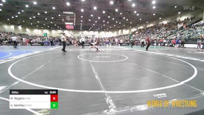 58 lbs Round Of 16 - Ryzen Rogers, Freedom vs Nixon Bentley, Elite Force Wrestling Club