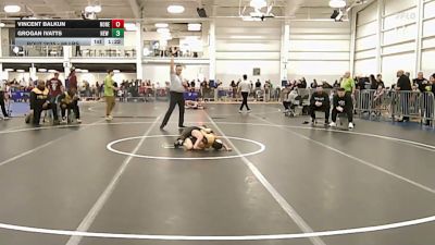 68 lbs Round Of 32 - Vincent Balkun, None vs Grogan Ivatts, New England Gold WC