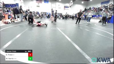 49 lbs Quarterfinal - Greyson Trace, Del City Little League vs Max Harris, Shelton Wrestling Academy