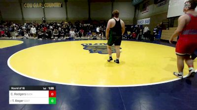 288 lbs Round Of 16 - Cooper Rodgers, Buchanan vs Trayvn Boger, South Summit (UT)