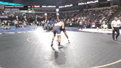 190 lbs Consi Of 32 #2 - Alejandro Rodriquez, Bakersfield (CS) vs Fisher Amabisca, Kingsburg (CS)