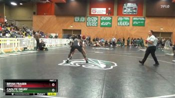 157 lbs Champ. Round 1 - Bryan Fraser, Chabot College vs Caolite Drury, Cerritos College