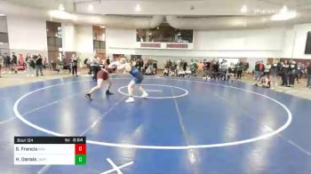184 lbs Quarterfinal - Sam Francis, Roanoke College vs Hadyn Danals, UNATT-University Of Virginia