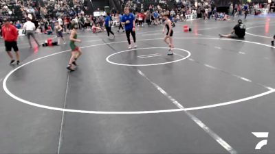 71-78 lbs Semifinal - Brayden Johnson, Pikes Peak Warriors vs Wyatt Hueftle, Elm Creek Wresting Club