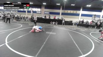 126 lbs Round Of 16 - James Moore, Stout Wr Ac vs Raymond Contreras, Riverside Submission