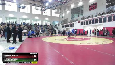 150 lbs Cons. Round 2 - Gabriel Roque, San Ysidro vs Reese Withers, Rancho Bernardo