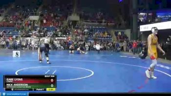 195 lbs Champ. Round 1 - Nick Anderson, Hettinger/Scranton/Bison vs Gabe Lyons, Lisbon