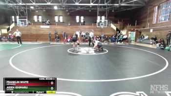 215 lbs Cons. Round 3 - Aiden Ishimaru, Salinas vs Franklin White, Los Gatos