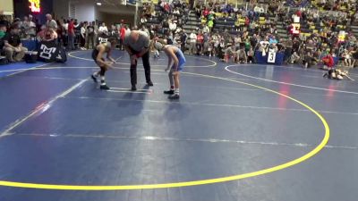 80 lbs Quarterfinal - John Christman, Connellsville vs William Huffman, Donahue WA