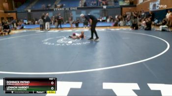 32-37 lbs Round 4 - Dominick Patino, Morgan Wrestling Club vs Lennon Hardey, Bonneville Wrestling