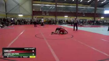 190 lbs Champ. Round 1 - Hayden Walters, Crescent Valley vs Coen Grimm, Wadsworth