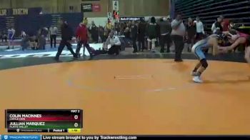 106 lbs Champ. Round 2 - Colin MacInnes, Castle View vs Jullian Marquez, Platte Valley