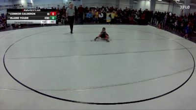 2 lbs Quarterfinal - Connor Calderon, GI Grapplers vs Blaine Youde, Falls City Wrestling Club