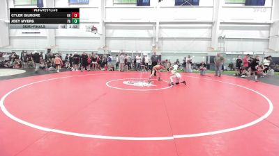 80 lbs Semifinal - Cyler Gilmore, OH vs Joey Myers, PA