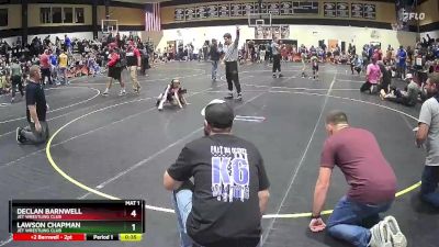 41 lbs Semifinal - Lawson Chapman, JET Wrestling Club vs Declan Barnwell, JET Wrestling Club