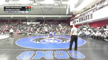 150 lbs 3rd Place Match - Maximillian Otero, College Park vs Josiah Abu-Ghazaleh, California (San Ramon)
