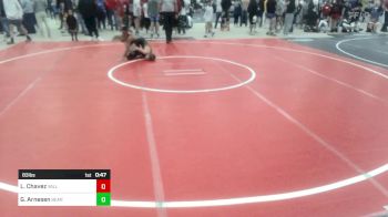 83 lbs Consi Of 4 - Luka Chavez, Valley Bad Boys vs Griffin Arnesen, Bear Cave WC