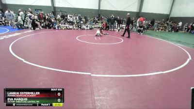 67-72 lbs Round 2 - Lanikai Ostermiller, Pioneer Grappling Academy vs Eva Marquis, Victory Wrestling-Central WA