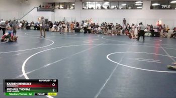 125 lbs Cons. Round 3 - Michael Thomas, Club Madison vs Kaeden Benedict, Warrior RTC