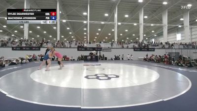 170 lbs Rylee Dearwester, Ohio Blue vs MacKenna Atkinson, Pennsylvania Blue