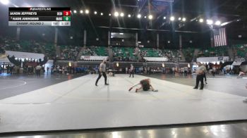 1A-4A 120 Champ. Round 2 - Kade Juergens, Madison County vs Jaxon Jeffreys, Deshler