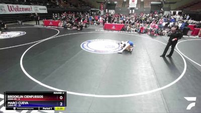 130 lbs Round 2 (16 Team) - Brooklin Cienfuegos, SAWA-FR vs Marci Cueva, LAWA-FR