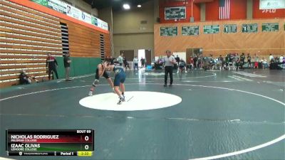 149 lbs Quarterfinal - Nicholas Rodriguez, Palomar College vs Izaac Olivas, Lemoore College