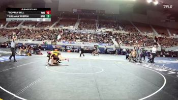 235-D1 5th Place Match - Sophia Bell, Paradise Valley High School vs Lilliana Wiston, Mountain Pointe High School