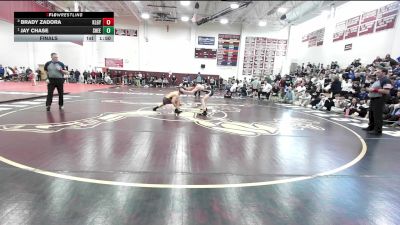 138 lbs Final - Brady Zadora, Killingly vs Jay Chase, Sheehan*