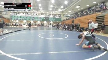 126 lbs Champ. Round 3 - Zander Rogers, Walnut vs Noah Steele, Saint Augustine