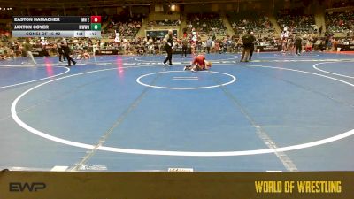 80 lbs Consi Of 16 #2 - Easton Hamacher, MN Elite vs Jaxton Coyer, Michigan West Wrestling Club