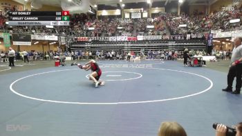 120 lbs Quarterfinal - Kit Donley, Ellsworth HS vs Briley Cannon, Allen Northern Heights HS