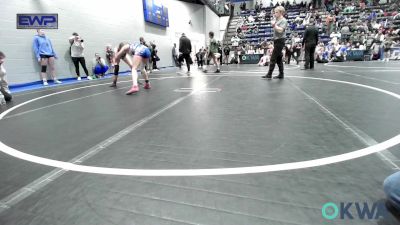 110 lbs Rr Rnd 2 - Lizzy Pryor, Chandler Takedown Club vs Anistyn St. Clair, Choctaw Ironman Youth Wrestling