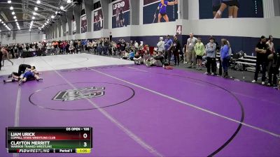 106 lbs Semifinal - Liam Urick, Coppell Stars Wrestling Club vs Clayton Merritt, Warrior Trained Wrestling
