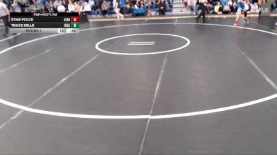 142-145 lbs Round 1 - Evan Folck, Kearney vs Trace Mills, Bellevue East