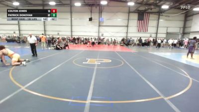182 lbs Consi Of 16 #1 - Colton Jones, VA vs Patrick Donovan, NY